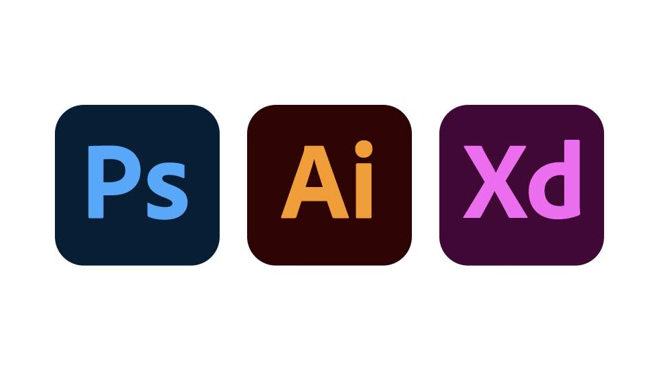 Photoshop、Illustrator、XDの新アイコン